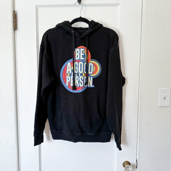 Color Field x Be‎ A Good Person | Graphic Hooded Sweatshirt Hoodie Drawstring - Picture 1 of 5